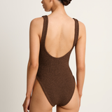 Hunza G Celine One Piece - Metallic Chocolate