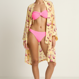 Olivia Von Halle Mimi Robe - Junonia Yellow Seashell