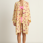 Olivia Von Halle Mimi Robe - Junonia Yellow Seashell