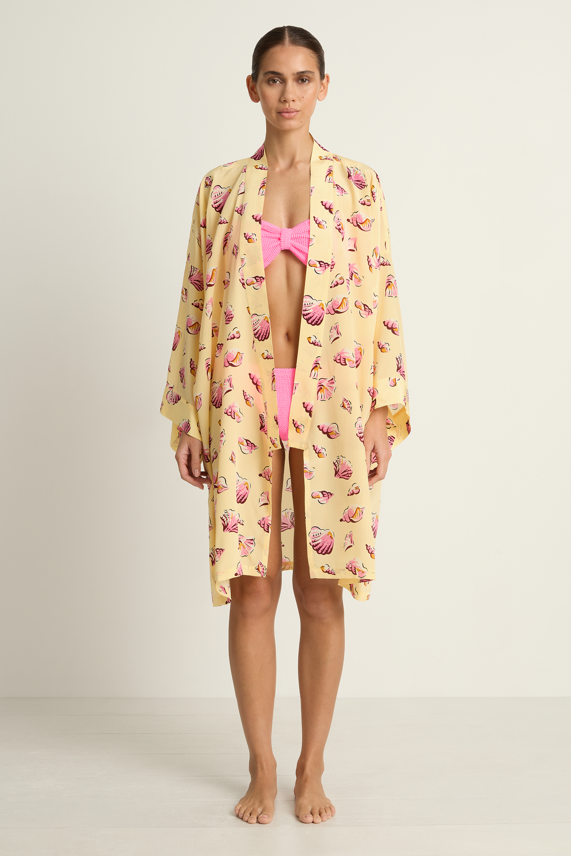 Olivia Von Halle Mimi Robe - Junonia Yellow Seashell