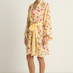 Olivia Von Halle Mimi Robe - Junonia Yellow Seashell