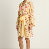 Olivia Von Halle Mimi Robe - Junonia Yellow Seashell