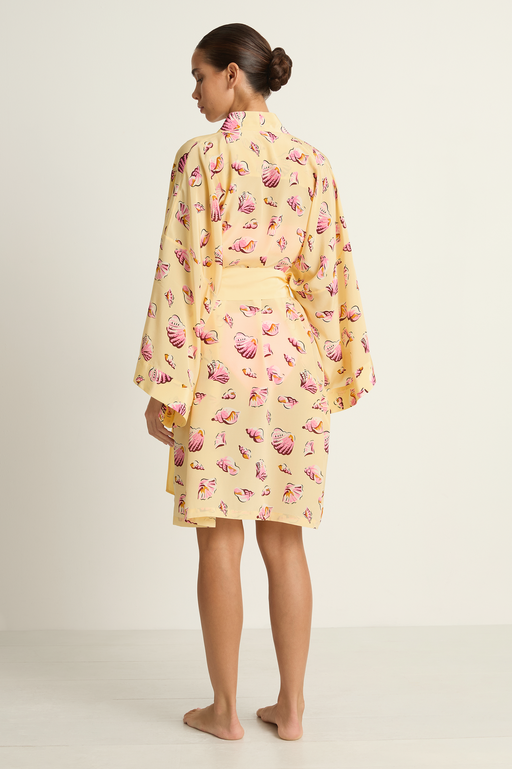 Olivia Von Halle Mimi Robe - Junonia Yellow Seashell