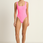 Hunza G Square Neck One Piece - Bubblegum