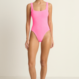 Hunza G Square Neck One Piece - Bubblegum