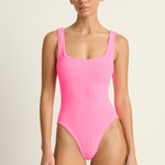 Hunza G Square Neck One Piece - Bubblegum
