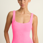 Hunza G Square Neck One Piece - Bubblegum