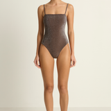 Mikoh Lurex Malta One Piece - Lurex Chocolate