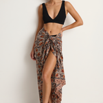 Natalie Martin Sarong - Vintage Flowers Slate