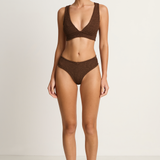 Hunza G Angel Bikini - Metallic Chocolate