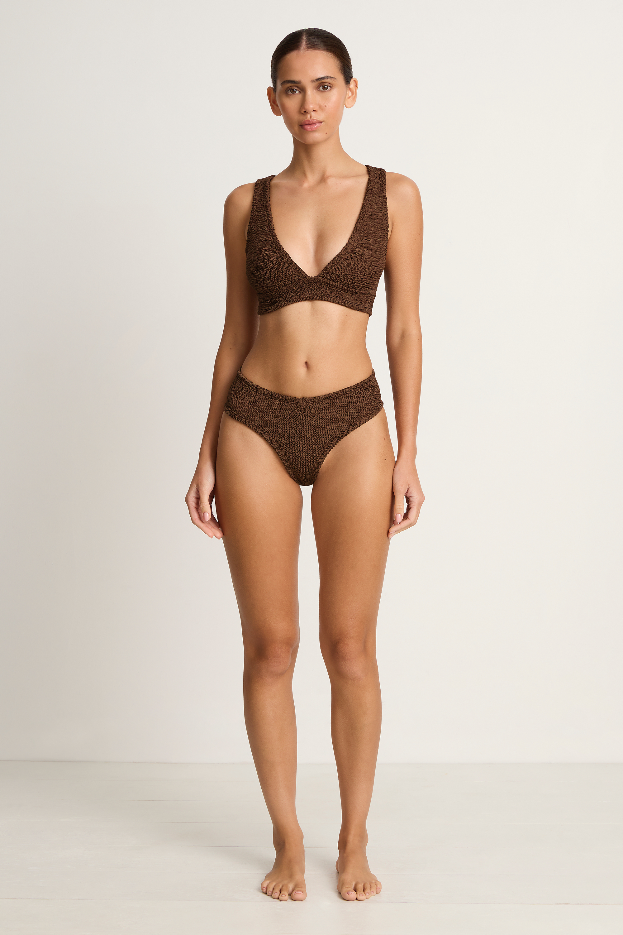 Hunza G Angel Bikini - Metallic Chocolate