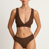 Hunza G Angel Bikini - Metallic Chocolate