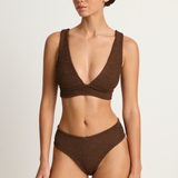 Hunza G Angel Bikini - Metallic Chocolate
