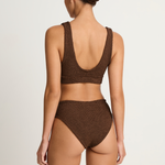 Hunza G Angel Bikini - Metallic Chocolate