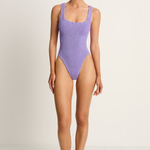 Hunza G Square Neck One Piece - Lilac