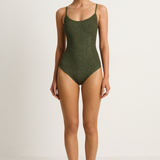 Hunza G Coverage Pamela One Piece - Metallic Khaki