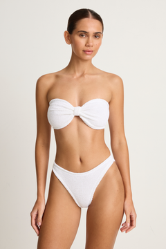 Huzna G Jean Bikini - White