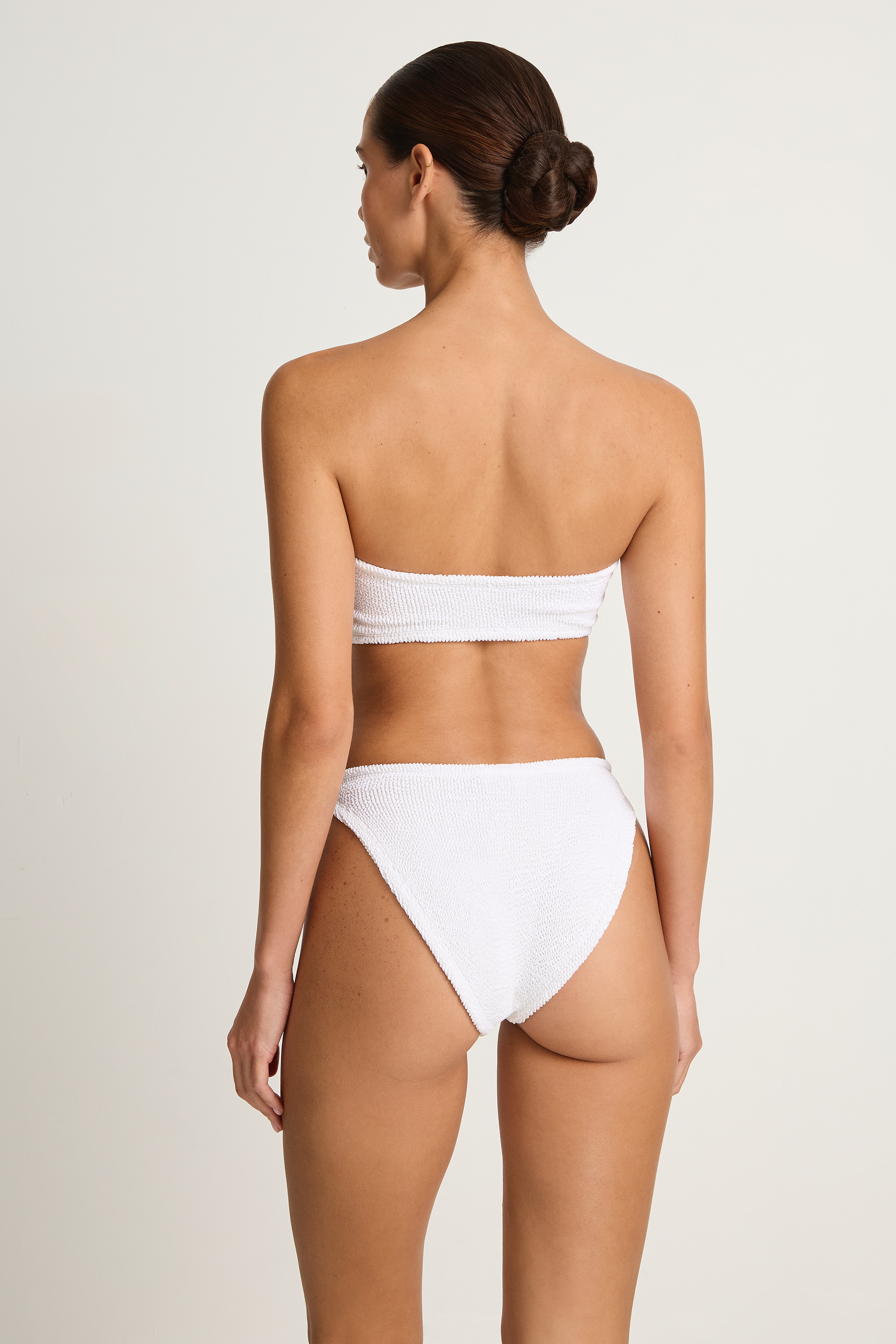 Huzna G Jean Bikini - White