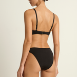 Peony Contour Bralette Essential String Pant - Noir