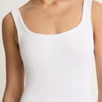 Hunza G Square Neck One Piece - White