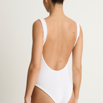 Hunza G Square Neck One Piece - White