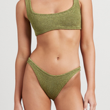 Hunza G Xandra BIkini - Metallic Moss