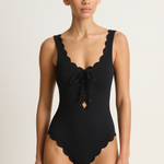 Marysia Palm Springs Tie Maillot - Black