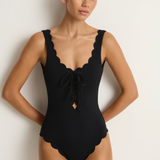 Marysia Palm Springs Tie Maillot - Black