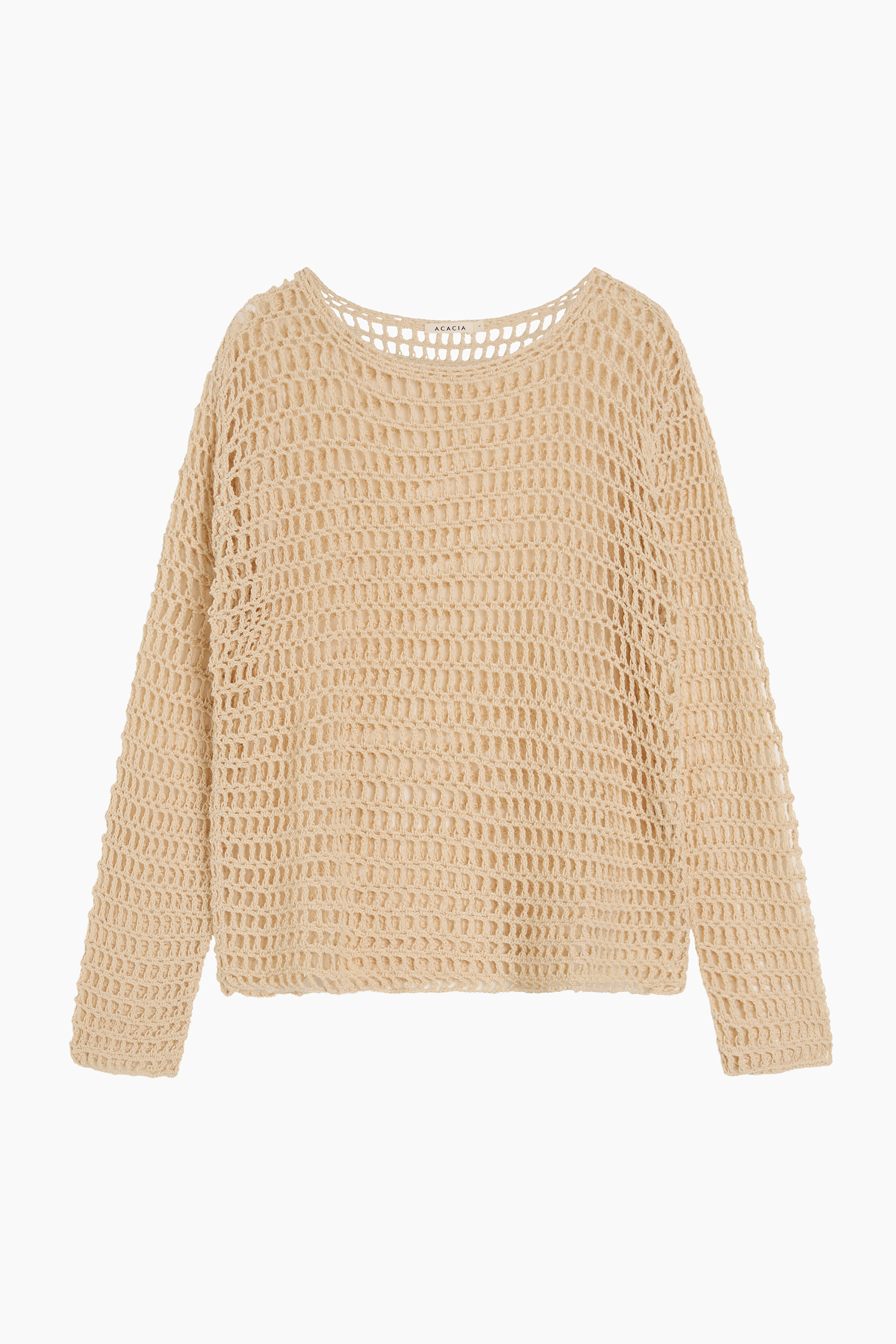 ACACIA Maple Crochet Shirt - Vanilla
