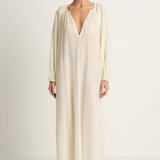 Mikoh Aniwa Maxi Dress - Chalk