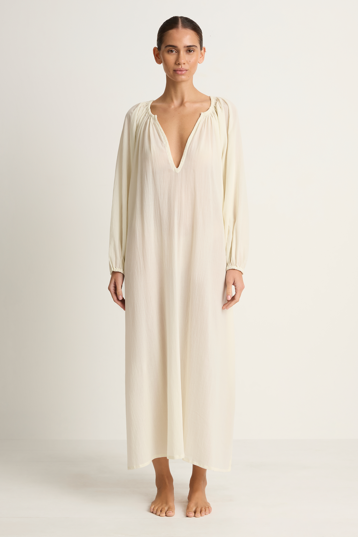 Mikoh Aniwa Maxi Dress - Chalk – Soleil Blue