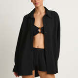 Hunza G Oversized Shirt - Black