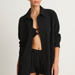 Hunza G Oversized Shirt - Black