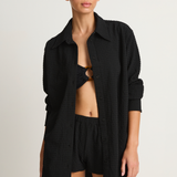 Hunza G Oversized Shirt - Black