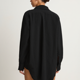 Hunza G Oversized Shirt - Black