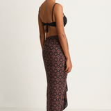 Natalie Martin Sarong - Fleur-De-Lis Black