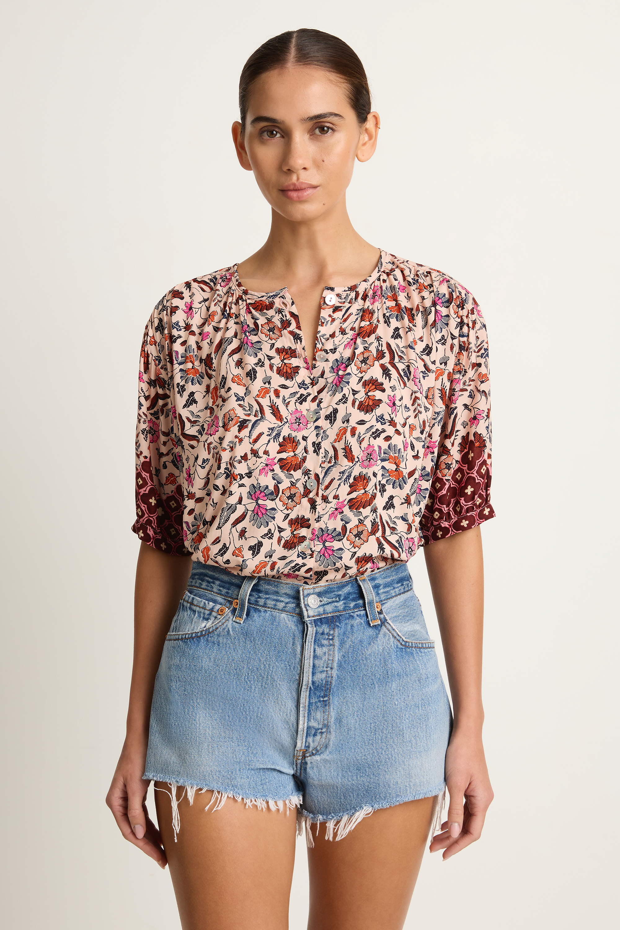 Natalie Martin Violet Top - Wildflower Spice