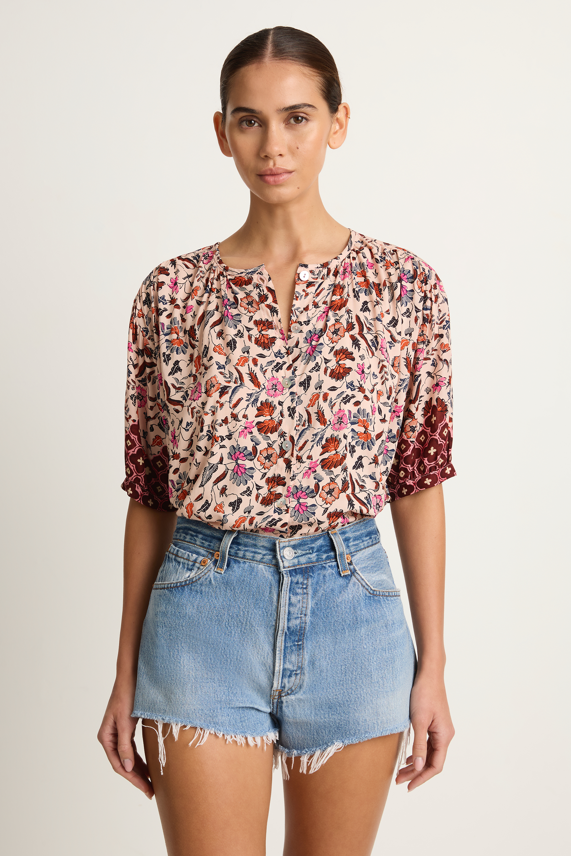 Natalie Martin Violet Top - Wildflower Spice