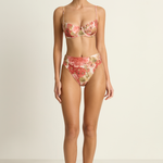 Peony Everlasting Balconette Mid High Cut Pant - Dahlia