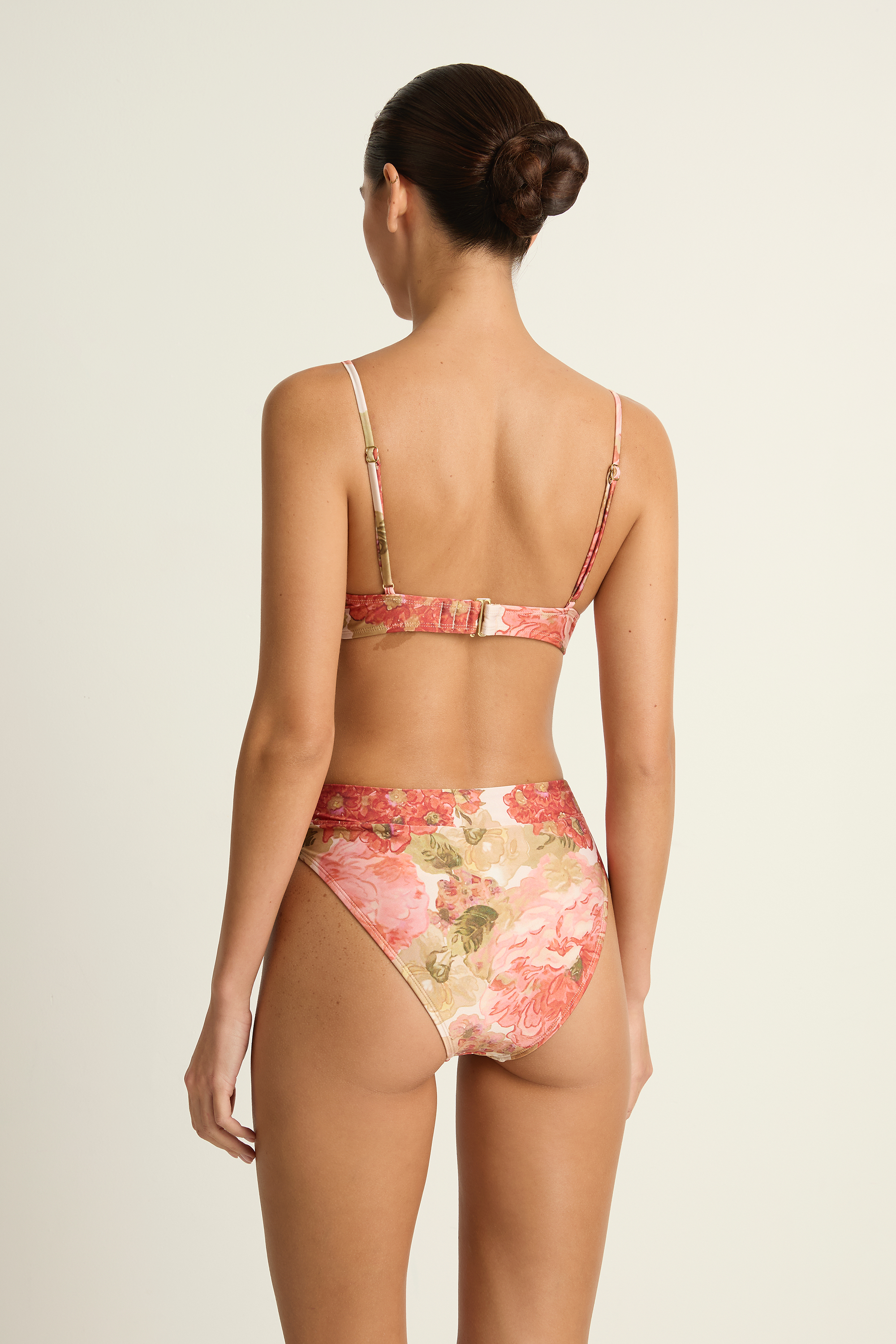 Peony Everlasting Balconette Mid High Cut Pant - Dahlia