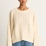 Shaina Mote Fisherman Sweater - Natural