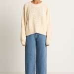 Shaina Mote Fisherman Sweater - Natural