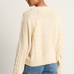 Shaina Mote Fisherman Sweater - Natural