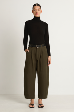 Apiece Apart Bari Crop Trouser - Rosin