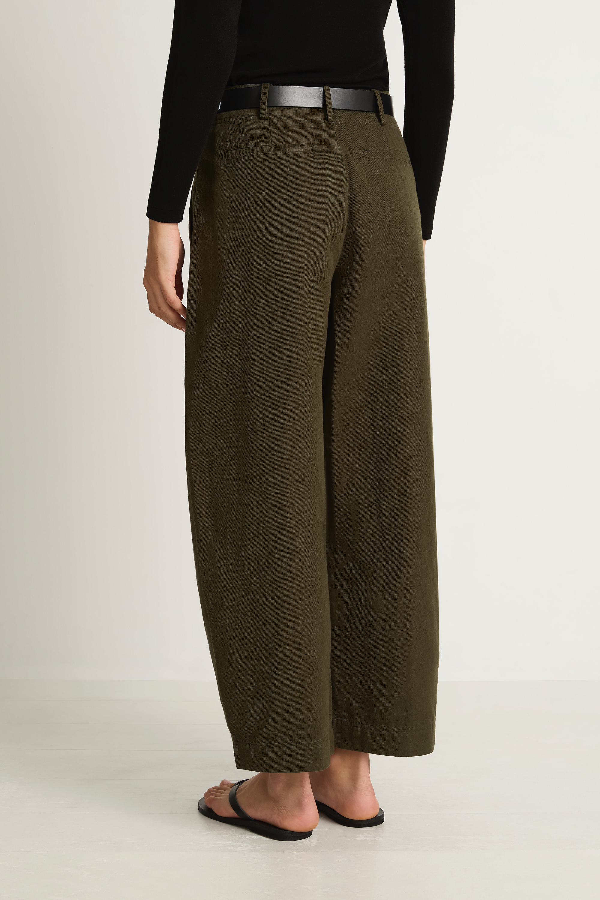 Apiece Apart Bari Crop Trouser - Rosin