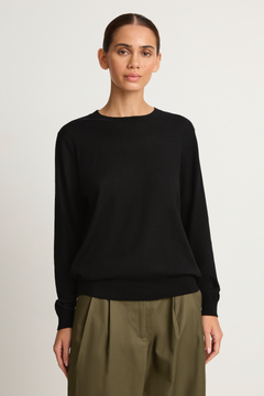 Demylee Chisha Superfine Cashmere Sweater - Black