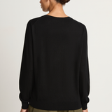 Demylee Chisha Superfine Cashmere Sweater - Black