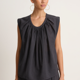 Elsa Esturgie Pastel Top & Page Skirt - Carbon