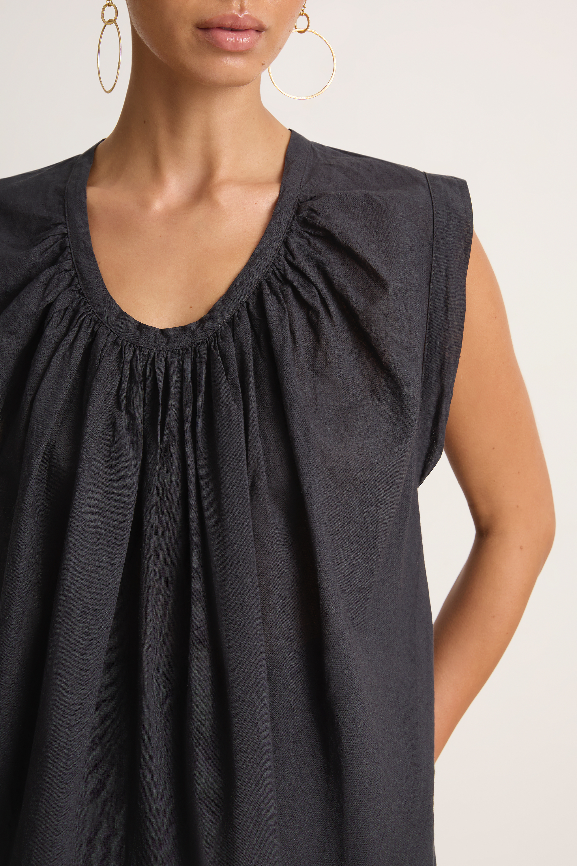 Elsa Esturgie Pastel Top & Page Skirt - Carbon