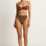 Peony Everlasting Ruched Balconette - Mocha
